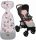  INSERTO PER PASSEGGINO, SEGGIOLINO BABYMAM MODERNO PREMIUM A DOPPIO LATO