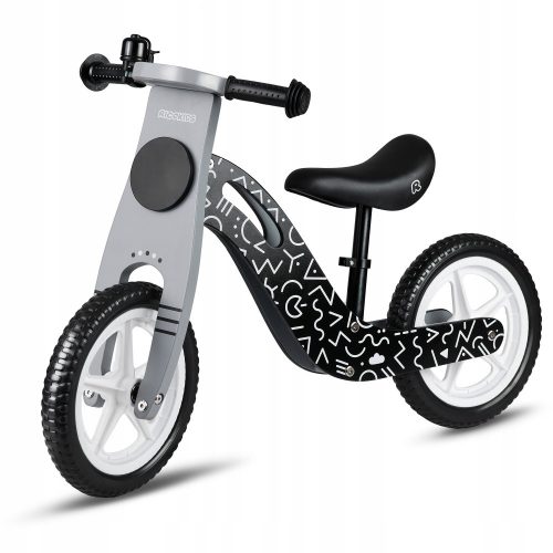  Bici senza pedali RicoKids RC-613 8" Bianco, Nero, Blu