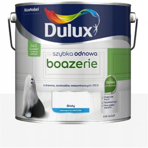  Vernice acrilica per mobili Dulux 2,5 l BIANCO OPACO opaco