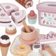  TOOKY TOY Torta dolce Set di dolci in legno in una scatola