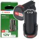  Batteria agli ioni di litio Bosch 12 V 2 Ah