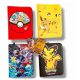  Album Porta Carte Pokemon per 400 Carte + 4 Carte Energia Originali