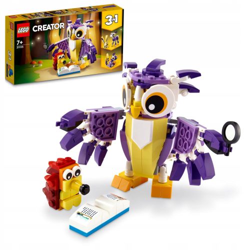  LEGO Creator 3 in 1 31125 Creature fantastiche della foresta