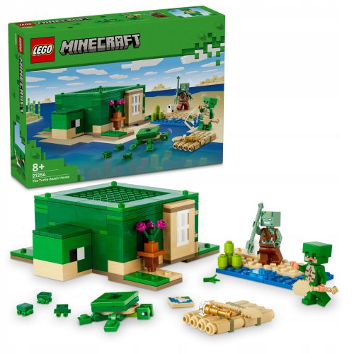  LEGO Minecraft 21254 La Casa sulla Spiaggia delle Tartarughe