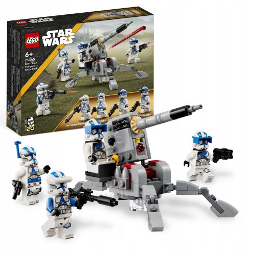  LEGO Star Wars 75345 Set da battaglia dei Clone Troopers della 501a Legione