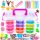  Set 120 in 1 per creare slime slime, pasta colorata, organizer glitter