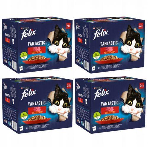  Felix cibo umido mix di gusti 2,04 kg