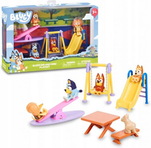  BLUEY BINGO CANI SET PARCO GIOCHI PARCO ALTALENA SCIVOLO FIGURINE