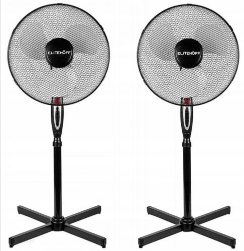  Griglia di ventilazione Ventilazione VENTILATORE DA PIANTANA POTENTE VENTILATORE DA PAVIMENTO D6 nero