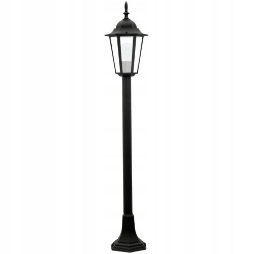  Palo luminoso quadrato Polux E27 96 cm nero