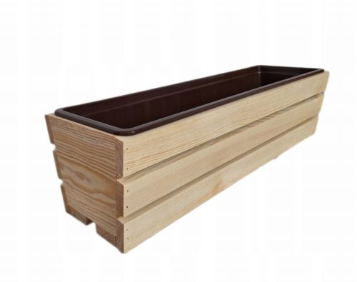  Box da balcone 80,5 x 19 cm in legno