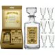  CARAFFA INCISA PER WHISKY, VODKA, LIQUORI, BICCHIERI, REGALO DI COMPLEANNO VIP