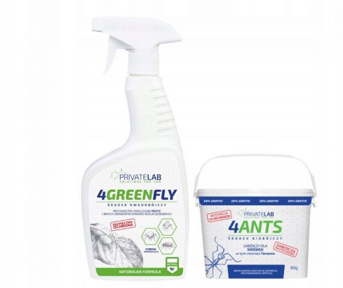  Private Lab repellente per insetti 500 ml + preparato ANTS POISON, efficacia 100% 4Ants