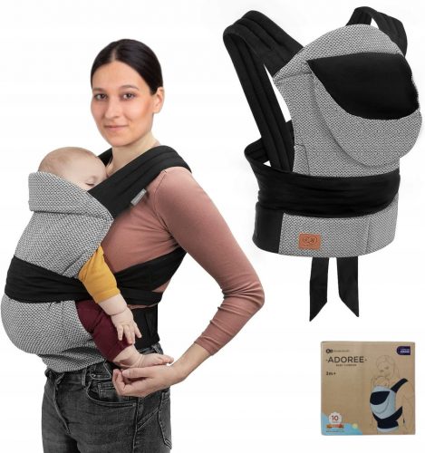  Marsupio Kinderkraft ADOREE, grigio