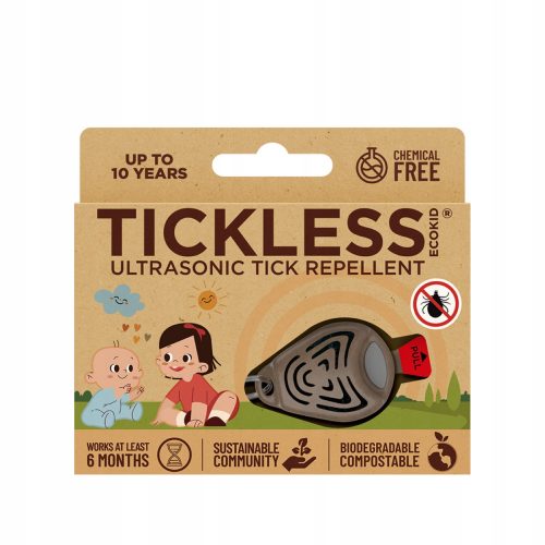  Protezione ad ultrasuoni contro le zecche TickLess Eco Kid marrone