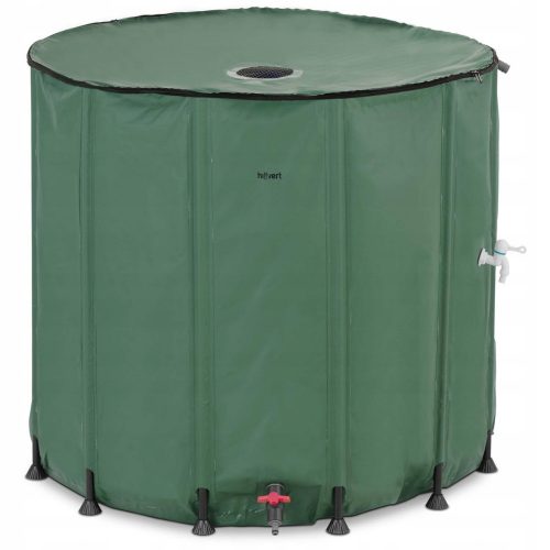  Serbatoio acqua piovana 1000 l 102 x 115 cm verde