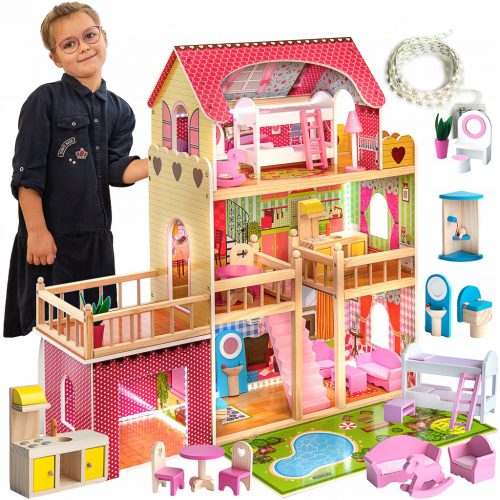  Kinderplay GS0020 Casa delle bambole in legno