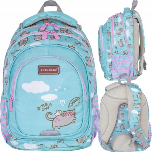  Zaino scuola multiscomparto Head Sfumature di viola, Sfumature di blu, Multicolor 20 l