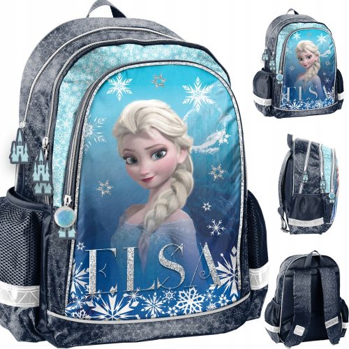  Zaino scuola multiscomparto Frozen Paso bianco, Sfumature di blu, Sfumature di grigio e argento, Multicolor 22 l