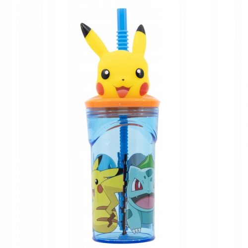  Tazza Pokemon Pikachu con statuetta 3D in paglia 663