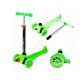  SCOOTER PIEGHEVOLE A TRE RUOTE CON EQUILIBRIO LED VERDE