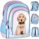  Zaino scuola multiscomparto DOG CUTIES Starpak Sfumature di blu, Sfumature di rosa, Multicolor 23 l