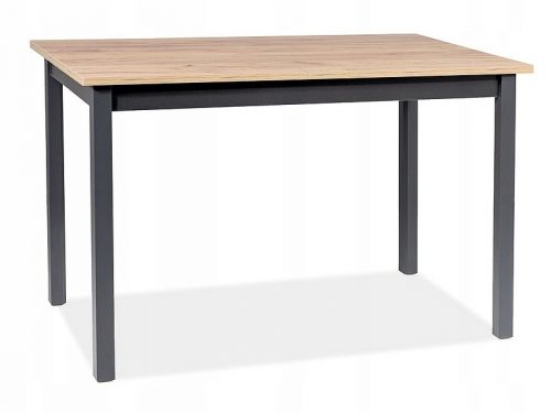  Tavolo allungabile rettangolare scandinavo Signal 125 x 75 x 75 cm nero