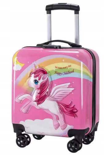  UNICORNO UNICORNO 3D VALIGIA PER BAMBINI COMBINAZIONE BAMBINI 4 RUOTE DA VIAGGIO