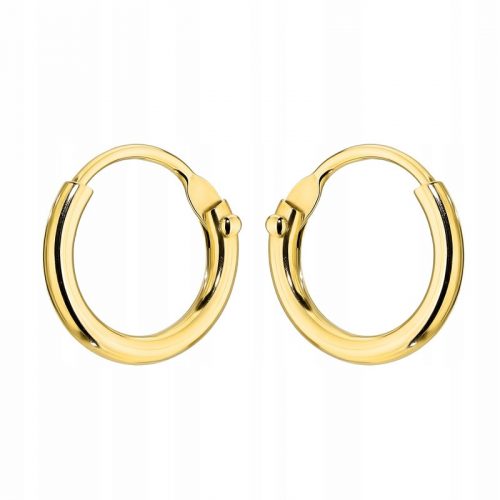  ORECCHINI IN ORO Donna pr. 585 RUOTE RUOTE 9mm 14k