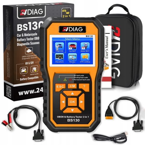  TESTER BATTERIA e DIAGNOSTICA OBD2 6V 12V