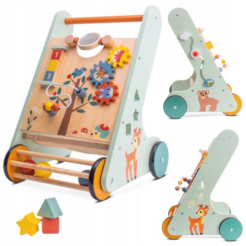  Deambulatore cavalcabile, spingitore in legno per bambini, selezionatore GIANT XXL, 48 cm