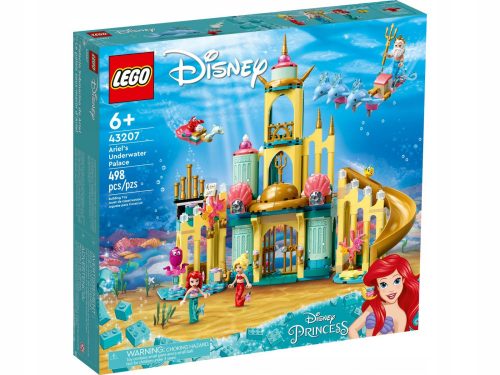  LEGO Disney 43207 Il palazzo sottomarino di Ariel