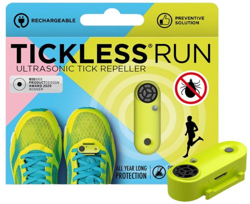  Protezione antizecche ad ultrasuoni Tickless Run gialla