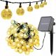  GHIRLANDA LAMPADE SOLARI DA GIARDINO 50 SFERE LED 9 M