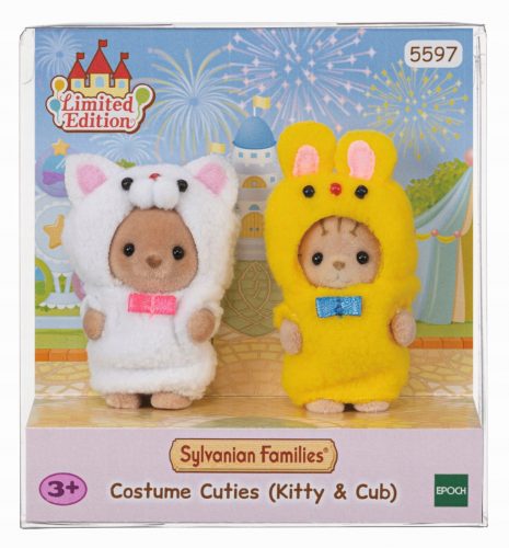  Sylvanian Families 5597 Un duo di bambini in costume da gatto