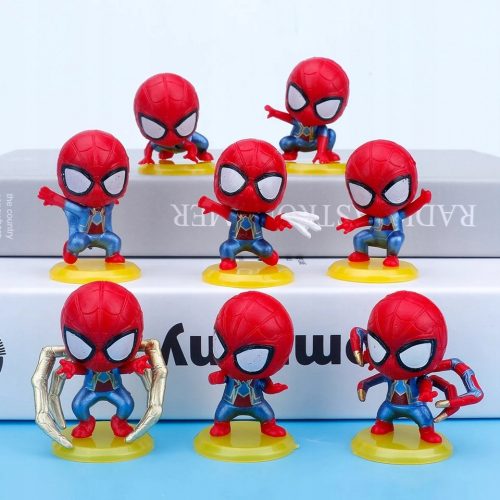  8 ORNAMENTI PICCOLI Q SPIDER-MAN