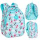  Zaino scolastico multiscomparto CoolPack bianco, nero, sfumature di blu, multicolore 21 l