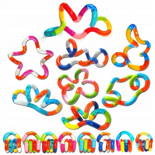  Giocattolo sensoriale giocattolo antistress FIDGET TOYS serpente spirale 8 pezzi