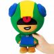  PERSONAGGI MASCOTTE LEON DEL GIOCO BRAWL STARS PELUCHE MORBIDO 25 cm