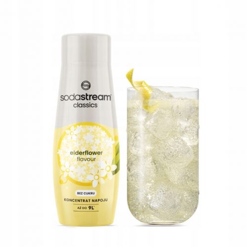  SodaStream Sciroppo al sapore zero di fiori di sambuco 440 ml