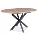  Tavolo rotondo allungabile Signal Tables 100 x 100 x 75 cm rovere artigianale