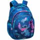  Zaino scuola multiscomparto Lilo e Stitch CoolPack Sfumature di blu, Sfumature di rosa, Multicolor 21 l