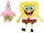  SpongeBob Patrick Mr. Sponge mascotte impostato 28-33 cm