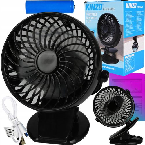  COOLER TOOLS 2023 ventilatore da tavolo VENTILATORE PORTATILE CON BATTERIA MEGA POWER GIGA XXXL nero