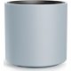  Vaso da fiori Prosperplast 39 cm x 39 x 38 cm diametro 39 cm plastica tonalità grigio e argento