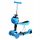  SCOOTER A TRE RUOTE BIEDRONKA 3in1 Blu PER BAMBINO