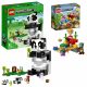  LEGO Minecraft 21245 Santuario dei panda + LEGO Minecraft 21164 Barriera corallina