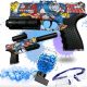  GEL BB GUN FUCILE CARICA BATTERIE AUTOMATICO SICURO + Pop it - Push Pop Bubble - Tappetino sensoriale Tęczow