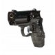  ACCENDINO BRUCIATORE LED TORCIA GUN METAL REVOLVER IN METALLO