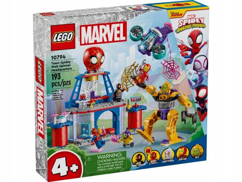  LEGO Super Heroes 10794 LEGO MARVEL SPIDEY 10794 QG DELLA SQUADRA SPID